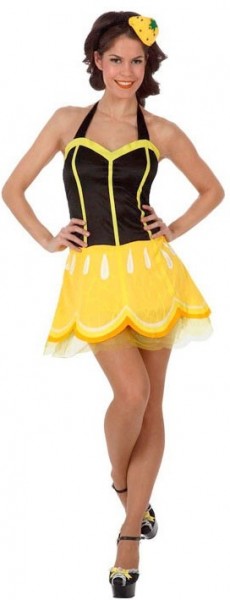Zitronen Kleid Damenkostüm