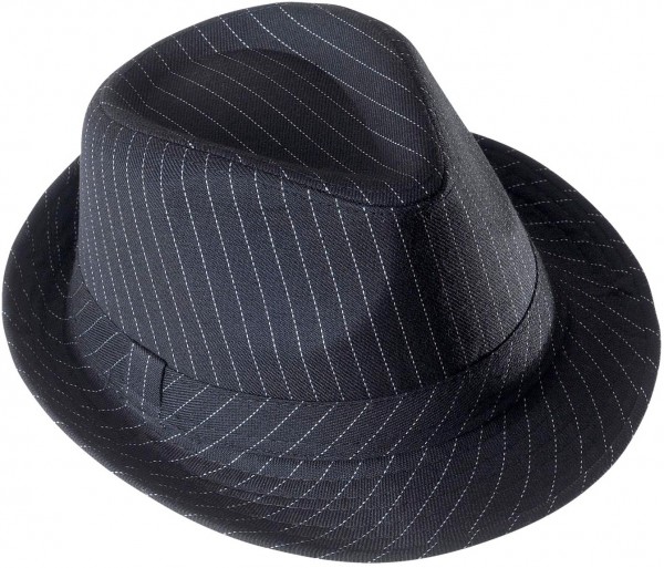 Filius Nadelstreifen Fedora Hut