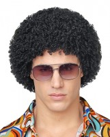 Schwarze Afro Perücke Manuel