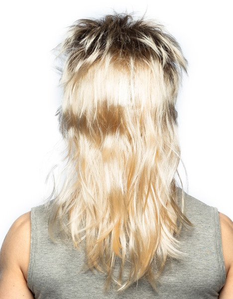 Volker Vokuhila Perücke Blond 5