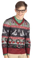 Hipster Weihnachten Shirt Für Herren