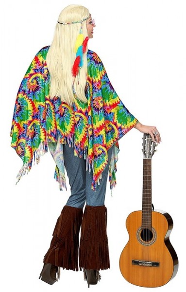 70er Jahre Hippie Poncho für Damen