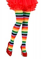 Bunte Ringel Strumpfhose