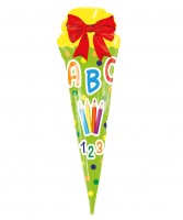 XXL Folienballon Schultüte 43cm x 1,05m