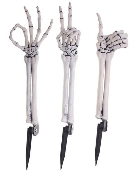 3 Gartendeko Skelettarme