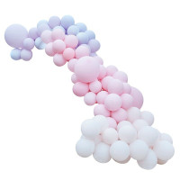 Premium Ballongirlande Pastell Cloud