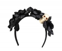 Tag Der Toten Haarreif Black Roses