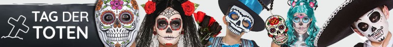 Tag der Toten Kostüme & Zubehör