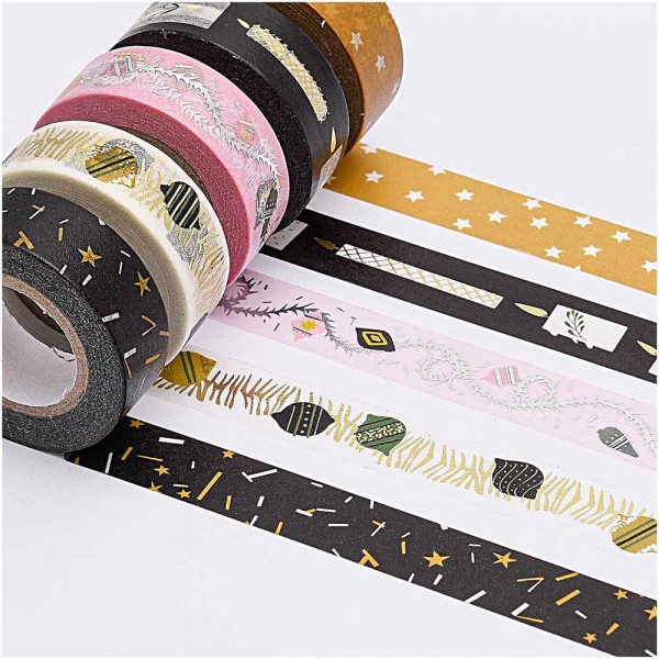 Geschenkband Set 5 Stck Nostalgie 10m 2
