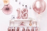 Orbz Ballon Partylover roségold 40cm