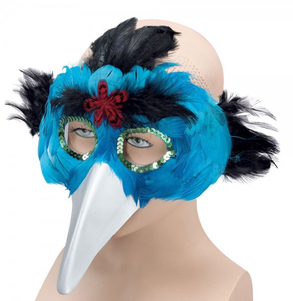 Türkisfarbene Vogelmaske Veneziania