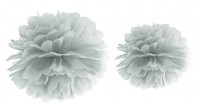Pompon Romy silber 25cm