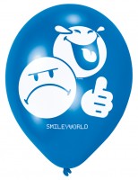 Förhandsgranskning: 6 Be Emotional Smileyballonger 23 cm