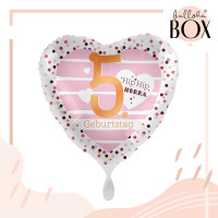 Vorschau: Balloha Geschenkbox DIY 5. Geburtstag Hearts XL