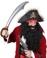 Silbernes Piratenschwert Aufblasbar
