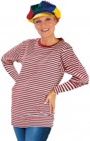 Ringelpullover Langarm In Rot