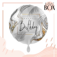 Vorschau: Balloha Geschenkbox DIY Modern Silver Birthday XL