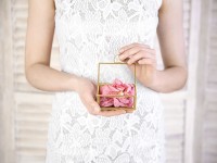 Goldene Ringbox Schatzkiste