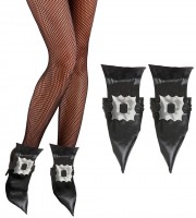 Hexen-Schuhüberzieher Jenny Leder-Look
