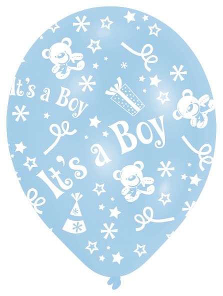 6 Ballons Willkommen Kleiner Prinz 27,5 cm 3