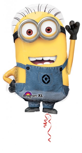 Folienballon Minion Phil Figur