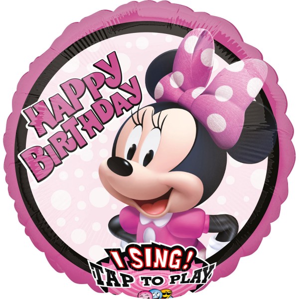Singing Minnie Mouse Musikballon 71cm