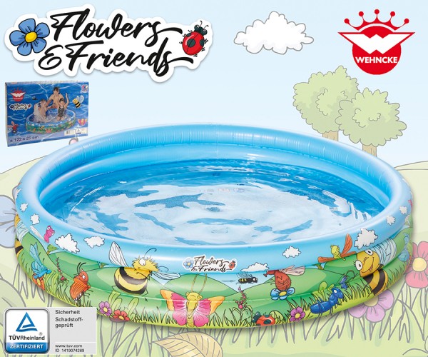 Flower & Friends Kinder Pool 122x25cm