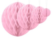 Wabenball Lumina hellrosa 30cm