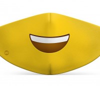 Vorschau: Mund Nasen Maske Smiley für Kinder
