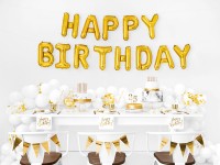 Vorschau: 20 Glossy Happy Birthday Servietten 33cm