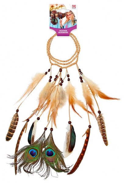 Feder Kopfschmuck natur 4