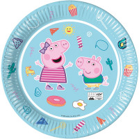 8 Peppa Wutz Eco Teller 23cm