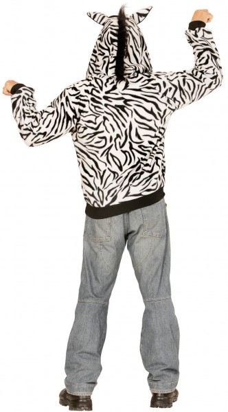 Flauschige Zebra Kuscheljacke 4