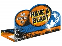 8 Nerf Have a Blast Einladungskarten