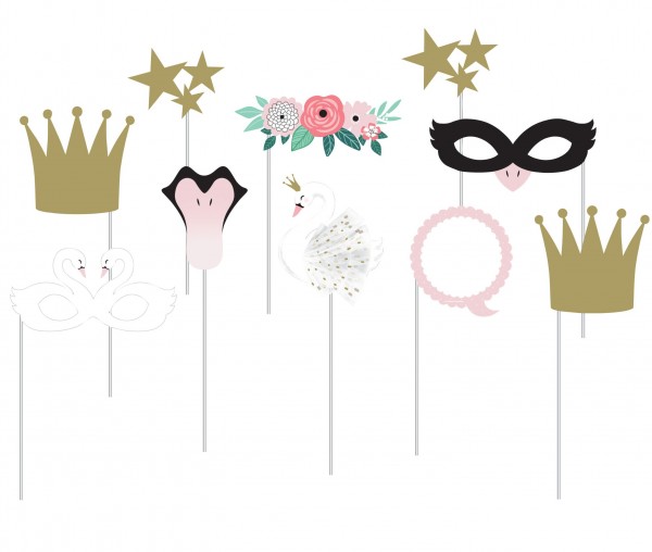 10 Royal Swan Foto Requisiten 25cm