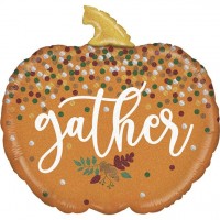 Gather Kürbis Folienballon 71cm