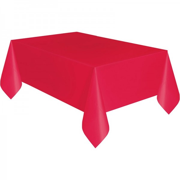 PVC Tischdecke Vera rot 2,74 x 1,37m