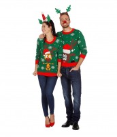 Vorschau: Rentier Rudolf Weihnachtspullover