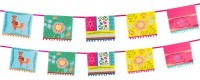 Mexikanische Pompom Girlande 4m