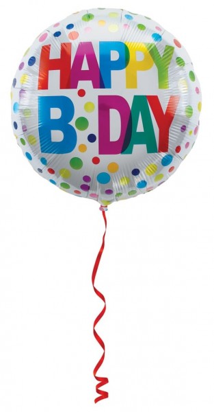 Splendid Happy Birthday Folienballon 45cm