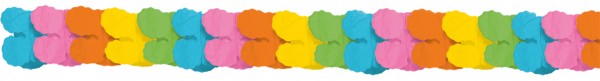 Kunterbunte Papier Girlande 3,65m