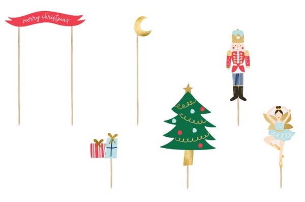 6 Nussknacker Märchen Party Picker