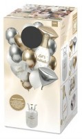 Vorschau: Lets Celebrate Heliumflasche mit Ballons