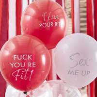 Vorschau: 5 Frisch verliebt Luftballons 30cm