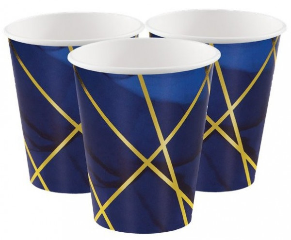 8 Luxurious Party Pappbecher 354ml