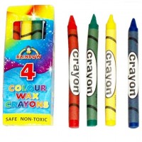 Bunte Wachsmalstifte 4er Set