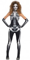 Sexy Knochen Lady Jumpsuit Damenkostüm