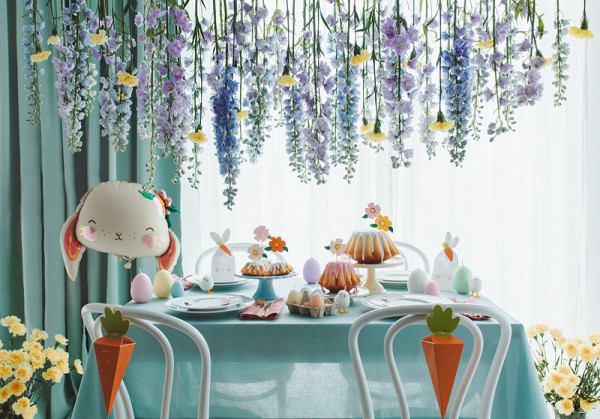 6 Bunte Oster Brunch Ei Kerzen 7cm 6