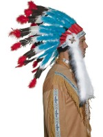 Vorschau: Imposanter Indianer Häuptling Federkopfschmuck
