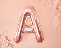 Folienballon A roségold 35cm